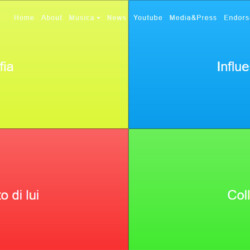 Tema florat per wordpress - home page- realizzato nel 2018
