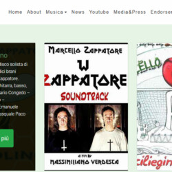 Tema florat per wordpress - home page- realizzato nel 2018
